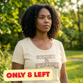 Embroidered summer T-shirts : 100% sustainable.  RESIST & PERSIST